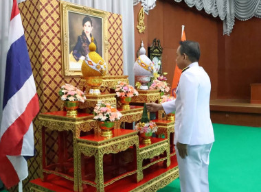 เข้าร่วมพิธีเจริญพระพุทธมนต์และตักบาตร ถวายพระพรชัยมงคล ... พารามิเตอร์รูปภาพ 1