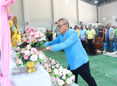 พิธีทำบุญตักบาตรเนื่องในวันคล้ายวันก่อตั้งสหกรณ์และพิธีเปิดป้ายอาคารศูนย์รวบรวมผลิตภัณฑ์ทางการเกษตร ณ สหกรณ์การเกษตรควนเนียง จำกัด ... พารามิเตอร์รูปภาพ 2