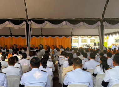 เข้าร่วมพิธีสวดพระพุทธมนต์และทำบุญตักบาตร ถวายพระราชกุศล ... พารามิเตอร์รูปภาพ 8