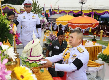 เข้าร่วมพิธีวางพวงมาลัยเนื่องในวันคล้ายวันสถาปนาค่ายรามคำแหง พารามิเตอร์รูปภาพ 1