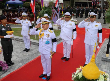 เข้าร่วมพิธีวางพวงมาลัยเนื่องในวันคล้ายวันสถาปนาค่ายรามคำแหง พารามิเตอร์รูปภาพ 2