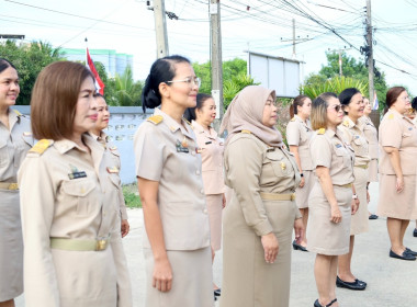 จัดกิจกรรมเคารพธงชาติและร้องเพลงชาติไทย ... พารามิเตอร์รูปภาพ 8